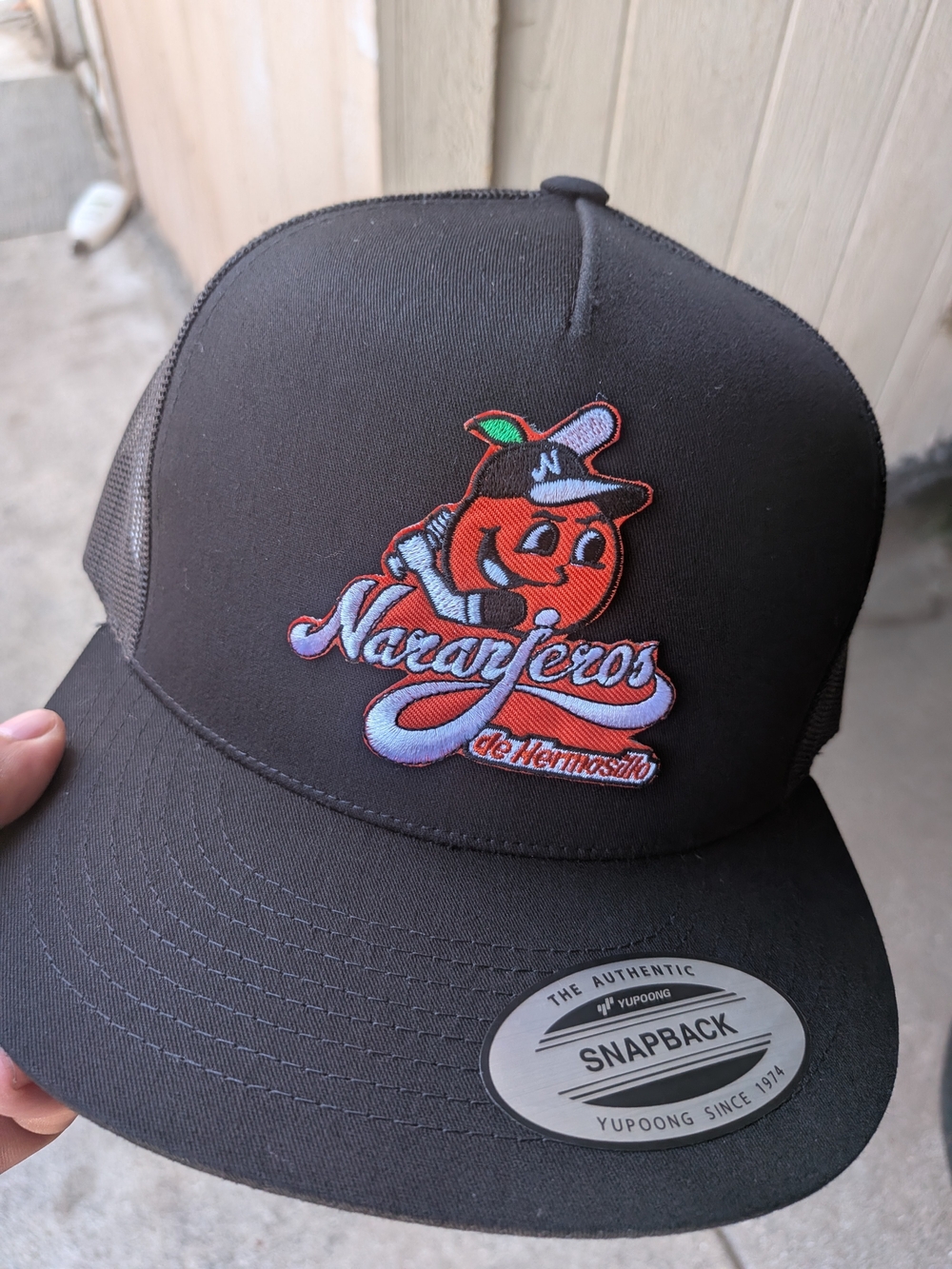 Naranjeros de Hermosillo Black Snapback Hat